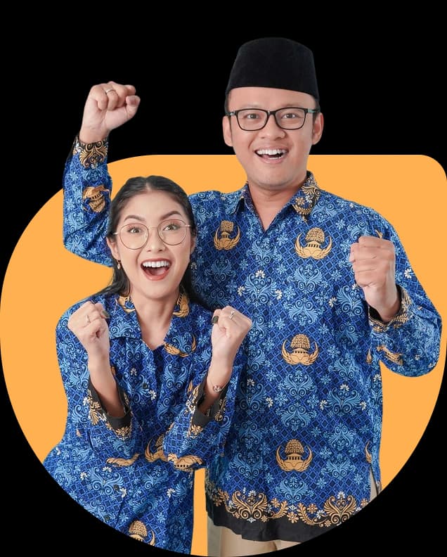 Ilustrasi bimbel dan les privat CPNS BUMN dengan tutor berpengalaman dan profesional